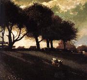 Winslow Homer The dawn in New York Leeds painting